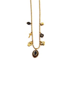 ARDIKA Κρεμαστό λαιμού  ΟΟ-Κ510 - Μαύρο Κολιέ > Αξεσουάρ | FALL- WINTER 2026