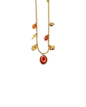 ARDIKA Κρεμαστό λαιμού  ΟΟ-Κ510 - Κόκκινο Κολιέ > Αξεσουάρ | FALL- WINTER 2026