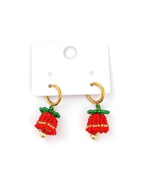 ARDIKA Κρεμαστό σκουλαρίκι OO-S305 - Κόκκινο Σκουλαρίκια > Καρφωτά Σκουλαρίκια > Αξεσουάρ | FALL- WINTER 2026