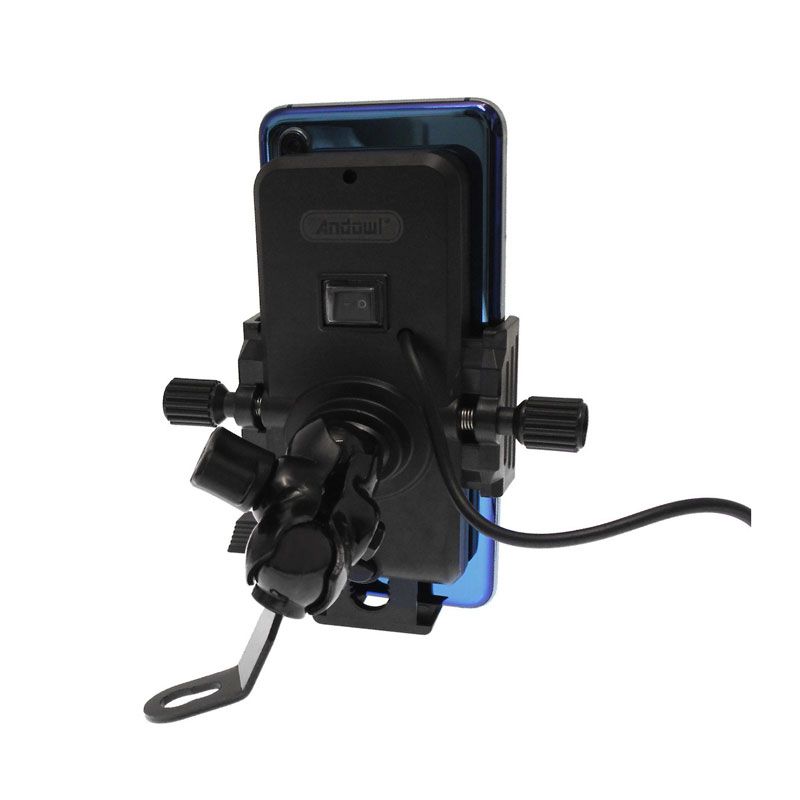 Andowl Βάση Κινητού Μοτοσυκλέτας με Μπίλια Q-CD66 – Phone holder 075695 - Image 2