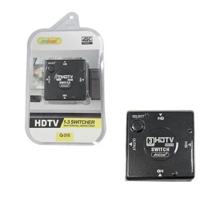 Ο διακόπτης HDMI Andowl Q-315 σας επιτρέπει να συνδέσετε έως και 3 διαφορετικές HDMI συσκευές (όπως κονσόλες