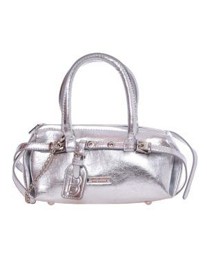 BAG TO BAG Τσάντα χειρός TZX-51109 - Ασημί ΓΥΝΑΙΚΕΙΕΣ ΤΣΑΝΤΕΣ > FALL- WINTER 2026 > Τσάντες Χειρός - Γυναικείες Τσάντες