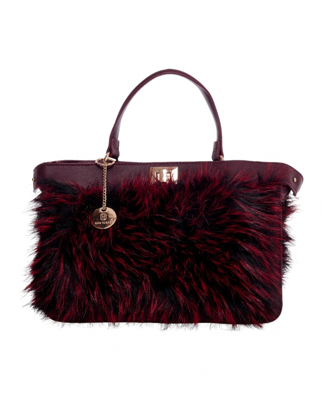 BAG TO BAG Τσάντα χειρός WUS-18208 - Μπορντό ΓΥΝΑΙΚΕΙΕΣ ΤΣΑΝΤΕΣ > FALL- WINTER 2026 > Τσάντες Χειρός - Γυναικείες Τσάντες