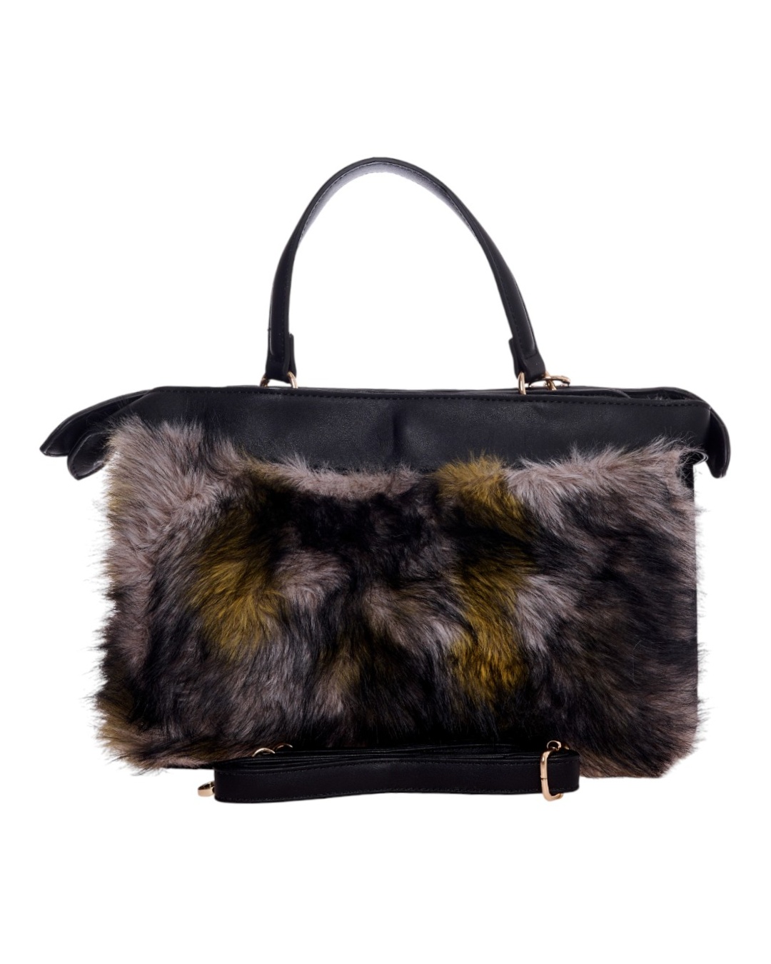 Τσάντα χειρός WUS-18208 - Σκούρο Μαύρο BAG TO BAG - Image 3