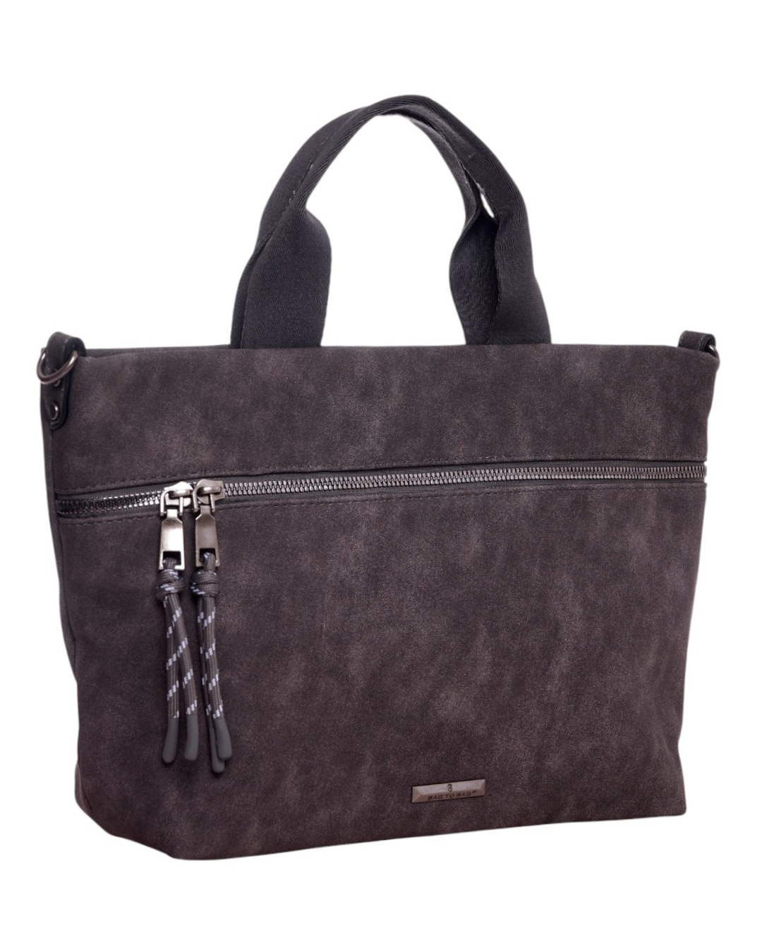 Τσάντα χειρός ΗΥ2168 - Γκρι BAG TO BAG - Image 2