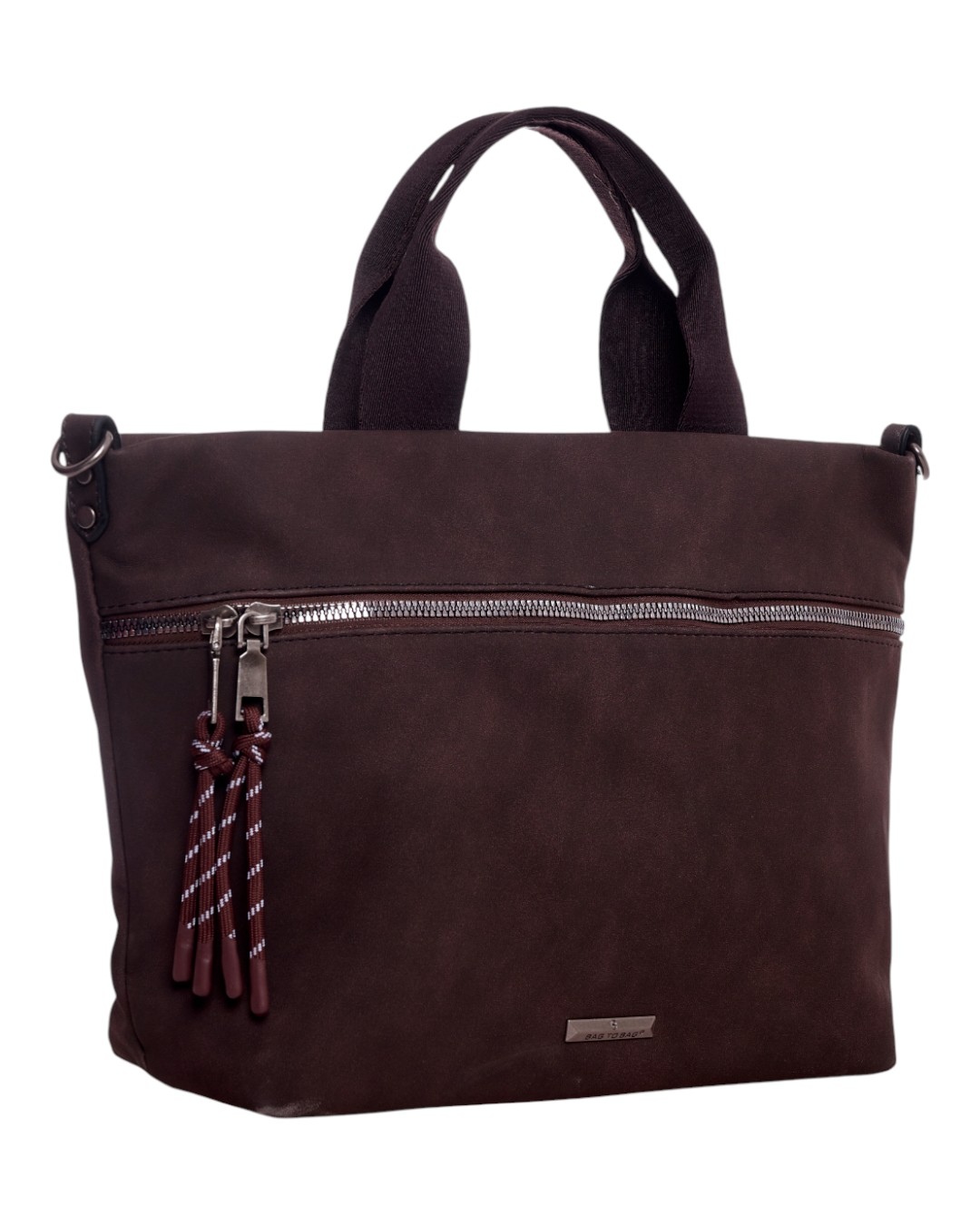 Τσάντα χειρός ΗΥ2168 - Καφέ BAG TO BAG - Image 2