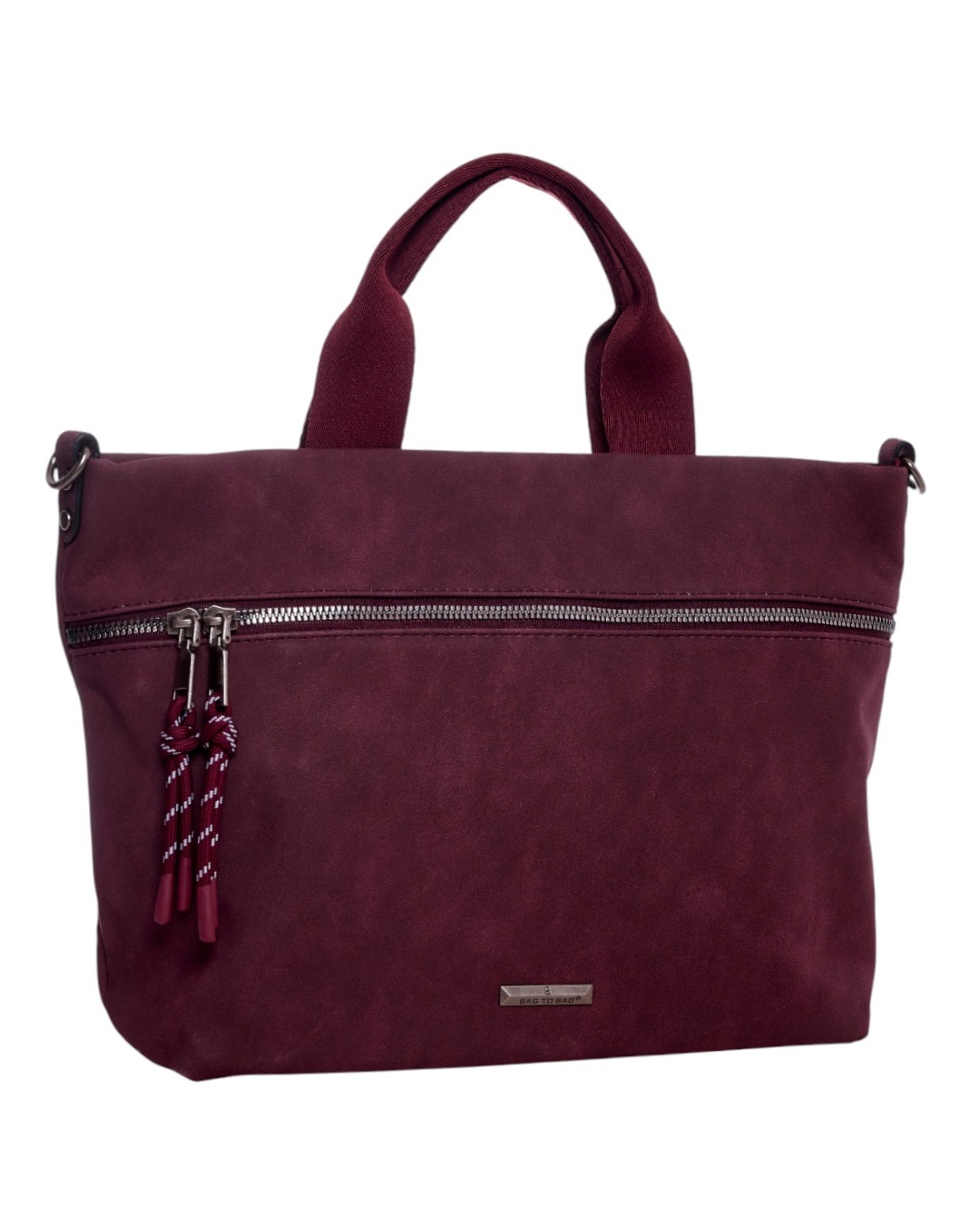 Τσάντα χειρός ΗΥ2168 - Μπορντό BAG TO BAG - Image 2