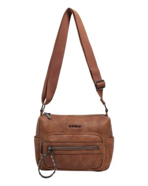 BAG TO BAG Τσάντα χιαστί WH95537 - Κάμελ ΓΥΝΑΙΚΕΙΕΣ ΤΣΑΝΤΕΣ > FALL- WINTER 2026 > Τσάντες Χιαστί - Γυναικείες Τσάντες