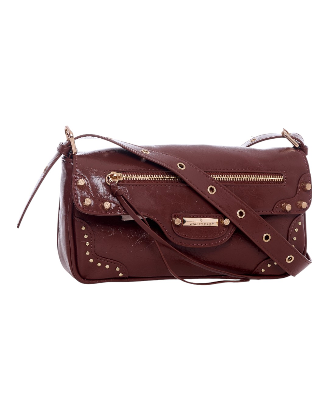 Τσάντα ώμου TZX-51108 - Καφέ BAG TO BAG - Image 2