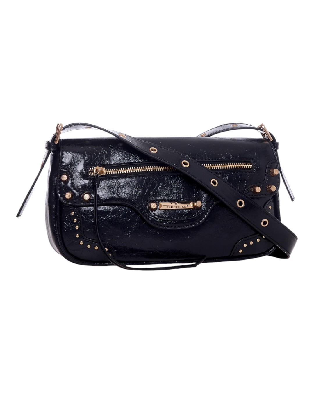 Τσάντα ώμου TZX-51108 - Μαύρο BAG TO BAG - Image 2