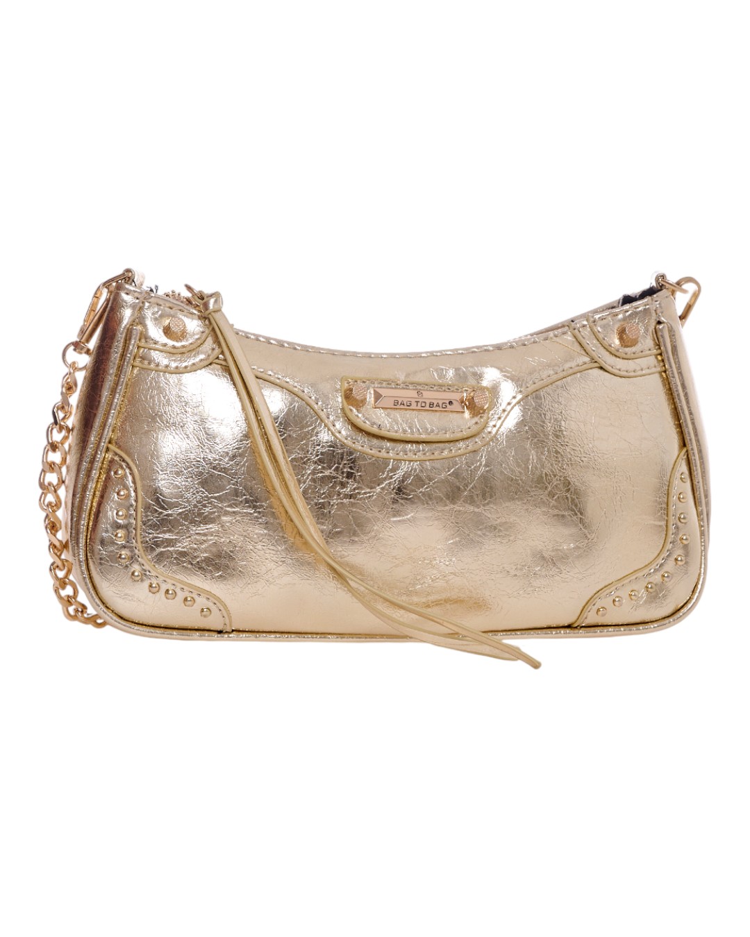 Τσάντα ώμου TZX-51107 - Χρυσό BAG TO BAG - Image 2