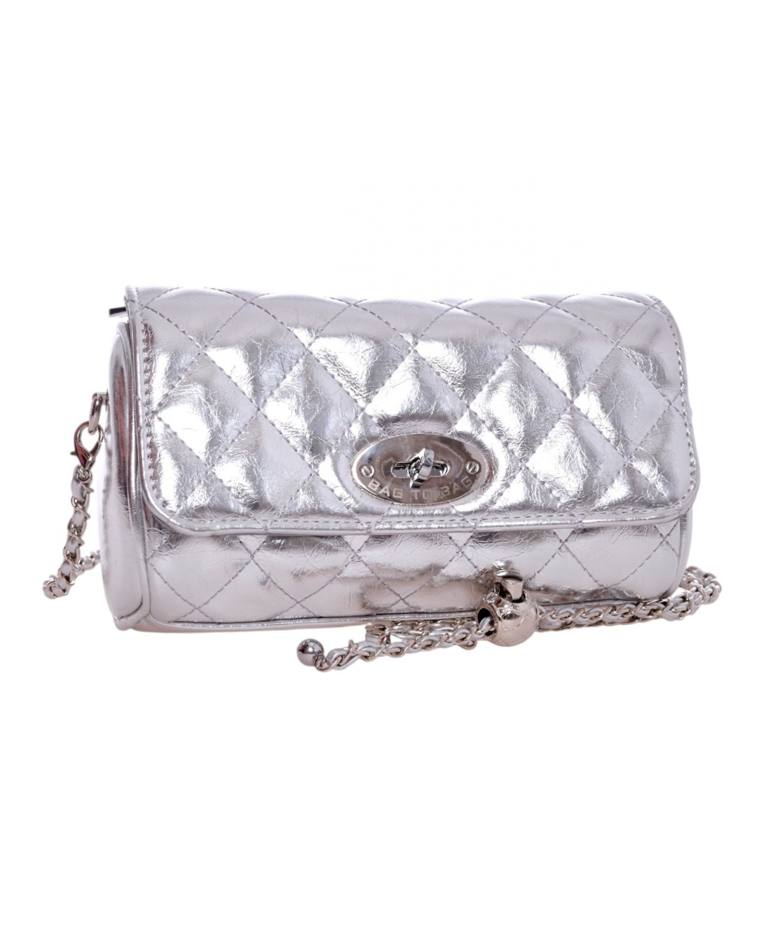 Τσάντα ώμου TZX-51111 - Ασημί BAG TO BAG - Image 2