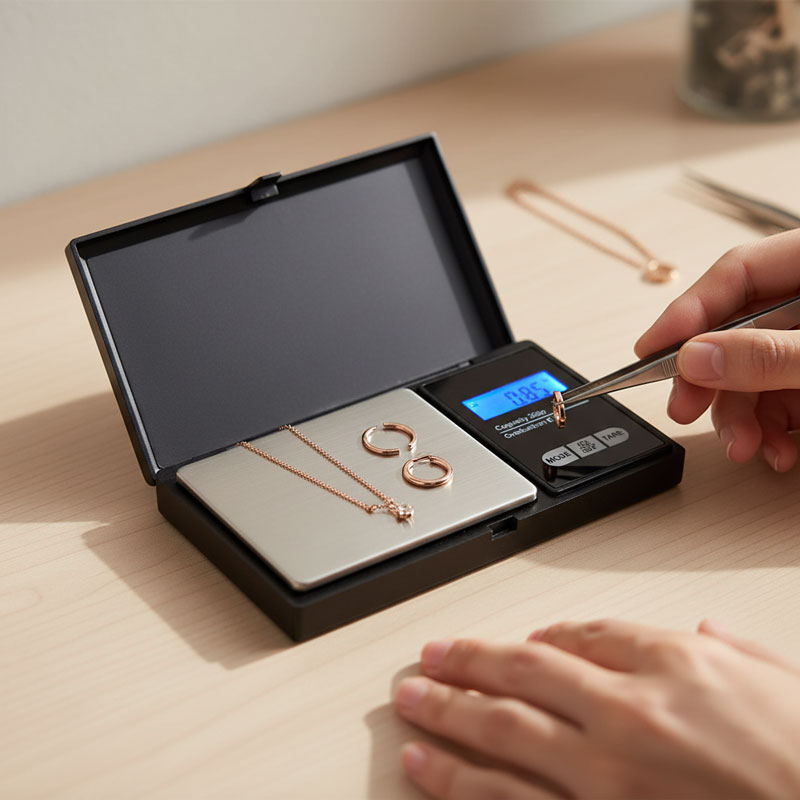 αυτή η μίνι ζυγαριά είναι ιδανική για τη ζύγιση κοσμημάτων