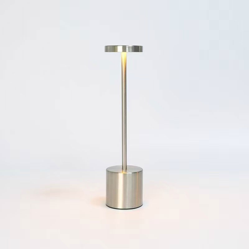 Επιτραπέζια φωτιστικα αφής Nora LED Ασημί - Image 4