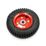 Συμπαγής ρόδα καροτσιού με άξονα