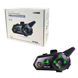 Ασύρματη Ενδοεπικοινωνία Μοτοσικλέτας 1000mAh D2-6X - Wireless Helmet Headset