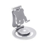 Βάση στήριξης smartphone/tablet μεταλλική περιστρεφόμενη - G62 - 813492 - Silver
