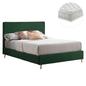 ΚΡΕΒΑΤΙ ΜΕ ΣΤΡΩΜΑ FB921280.04 ΚΥΠΑΡΙΣΣΙ ΒΕΛΟΥΔΟ--ΓΙΑ 160x200εκ