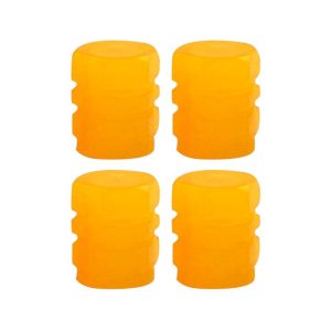 Καπάκι βαλβίδας ελαστικών αυτοκινήτου φωσφορίζον - R-Z17201-4U - 140532 - Orange