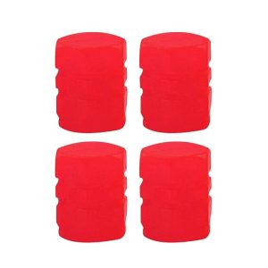 Καπάκι βαλβίδας ελαστικών αυτοκινήτου φωσφορίζον - R-Z17201-4U - 140532 - Red