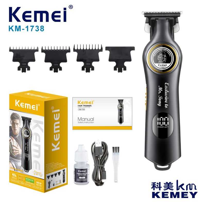 Κουρευτική μηχανή & trimmer - KM-1738 - Kemei - Image 3
