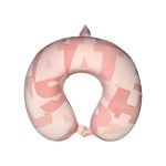 Μαξιλάρι αυχένα ταξιδίου - Memory Foam - 71886 - Pink