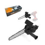 Προσαρμογέας αλυσοπρίονου που μετατρέπει εύκολα το ηλεκτρικό δράπανο σε πριόνι κοπής. Κατάλληλος για κλάδεμα