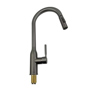 Μπαταρία βρύσης κουζίνας με επεκτεινόμενη κεφαλή - Grey - 802325