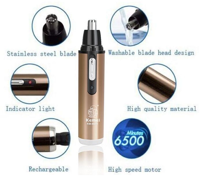 Ξυριστική μηχανή - KM-6619 - Kemei - Image 2