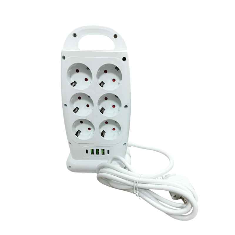 προσφέροντας 12 θύρες σούκο και θύρες USB για φόρτιση συσκευών.