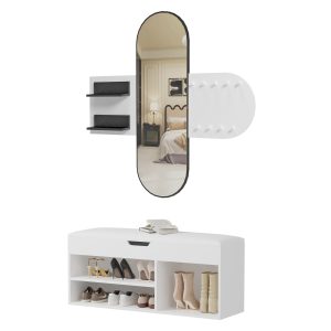 ΣΕΤ ΕΙΣΟΔΟΥ 2ΤΜX FB921276.01 ΜΕΛΑΜΙΝΗ ΣΕ ΛΕΥΚΟ--ΟΨΗ ΜΑΥΡΟ ΜΑΡΜΑΡΟ