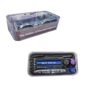 Το σετ εργαλείων για ηλεκτρονικό τσιγάρο είναι η ιδανική λύση για όσους θέλουν να κατασκευάζουν και να συντηρούν τις αντιστάσεις τους με ευκολία και ακρίβεια. Περιλαμβάνει όλα τα απαραίτητα εξαρτήματα