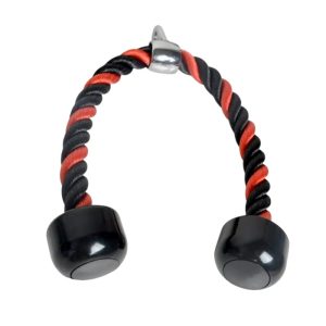 Σχοινί τροχαλίας διπλής λαβής για εκγύμναση τρικεφάλων - 70cm - 80234B - 150523