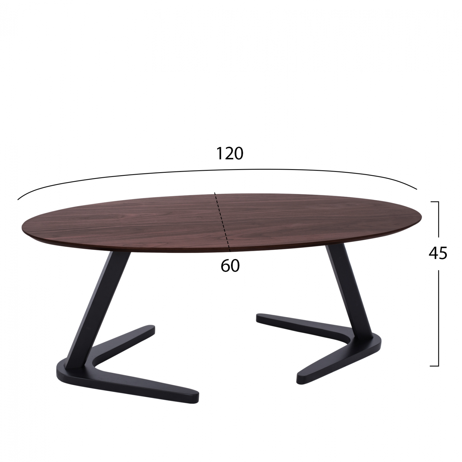 ΤΡΑΠΕΖΙ ΣΑΛΟΝΙΟΥ RAELLYNN FB8289 ΚΑΡΥΔΙ 120X60X45 - Image 2