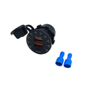 ΦΟΡΤΙΣΤΗΣ ΑΥΤΟΚΙΝΗΤΟΥ USB ΒΟΛΤΟΜΕΤΡΟ 5V 4.8A CC0139