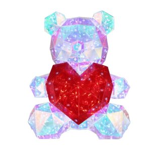 Το επιτραπέζιο φωτιστικό Brondar Bear LED για το παιδικό δωμάτιο συνδυάζει παιχνιδιάρικο σχεδιασμό με λειτουργικό φωτισμό. 