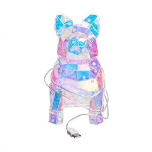 Το επιτραπέζιο φωτιστικό Brondar Bear LED για το παιδικό δωμάτιο συνδυάζει παιχνιδιάρικο σχεδιασμό με λειτουργικό φωτισμό. 