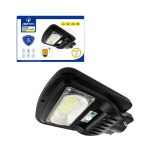 Jortan Led Αδιάβροχο Ηλιακό Φωτιστικό Δρόμου 50W με Ανιχνευτή Κίνησης Και Τηλεχειριστήριο IP66 - Solar Street Lamp 0274012