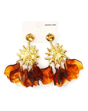 ARDIKA Καρφωτό σκουλαρίκι OO-S481 - Καφέ Σκουλαρίκια > Καρφωτά Σκουλαρίκια > Αξεσουάρ | FALL- WINTER 2026