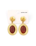 ARDIKA Καρφωτό σκουλαρίκι RX-S038 - Καφέ Σκουλαρίκια > Καρφωτά Σκουλαρίκια > Αξεσουάρ | FALL- WINTER 2026