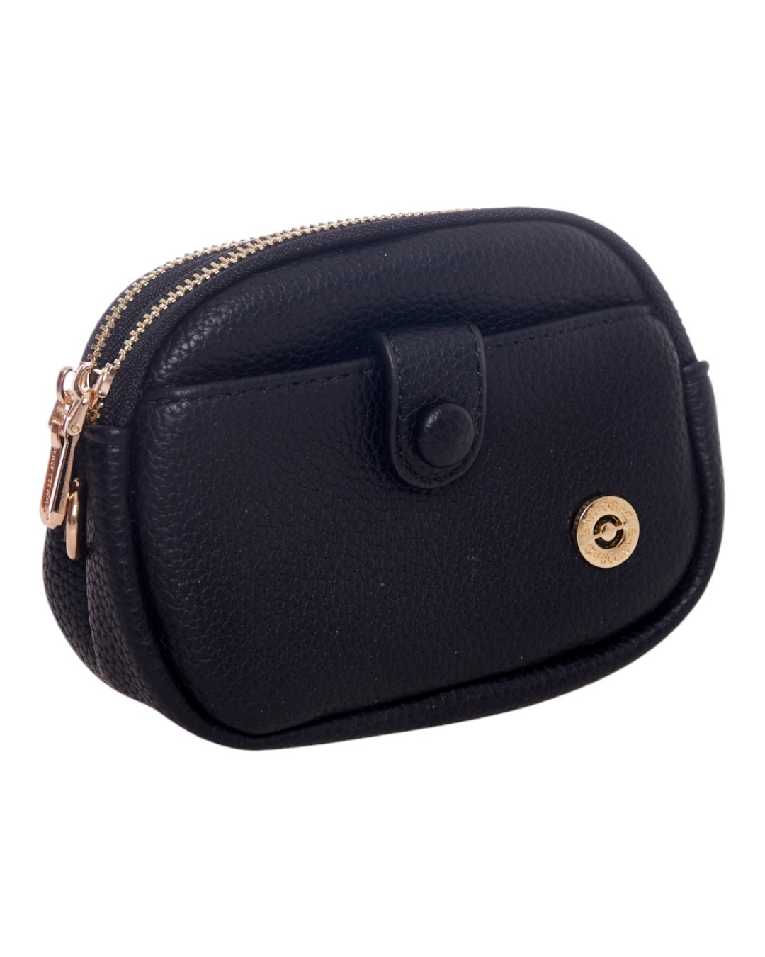 Πορτοφόλι μικρό YC03031 - Μαύρο BAG TO BAG - Image 2