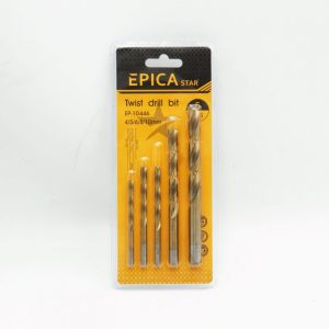 Σετ μύτες τρυπανιού 5 τμχ με κυλινδρικό στέλεχος 4-12 mm Epica Star EP-10323