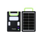 Διαθέτει ηλιακό πάνελ 6V 8W.