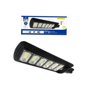 Ηλιακό φωτιστικό δρόμου σε μαύρο χρώμα