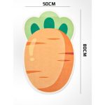 Το αυτοκόλλητο ονυχοδρόμιο σε σχήμα καρότου μπορεί να τοποθετηθεί εύκολα σε οποιαδήποτε λεία επιφάνεια. Η ισχυρή κόλλα διασφαλίζει ότι το ονυχοδρόμιο παραμένει σταθερά στη θέση του ακόμα και κατά τη διάρκεια έντονων γρατζουνισμάτων.