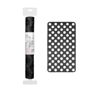 Αντιολισθητικό πατάκι μπάνιου - 6C - 36x66cm - Black - 21081