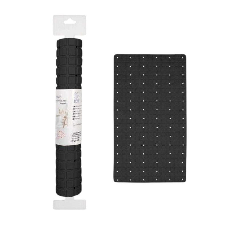 Αντιολισθητικό πατάκι μπάνιου - 6C - 36x66cm - Black - 21089