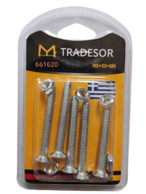 Βίδες - 6X50mm - Σετ 12 πακέτα - 661620