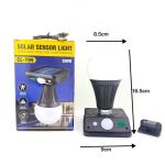 Επαναφορτιζόμενη λάμπα LED με αισθητήρα κίνησης που την ενεργοποιεί αυτόματα και διπλή δυνατότητα φόρτισης