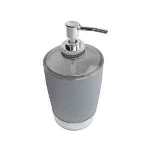 Θήκες κρεμοσάπουνου Dispenser πλαστικές - Σετ 5pcs - Grey - 21619